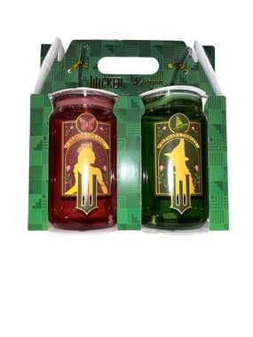 Wicked Tumbler Set - Pink and Green (NIB)